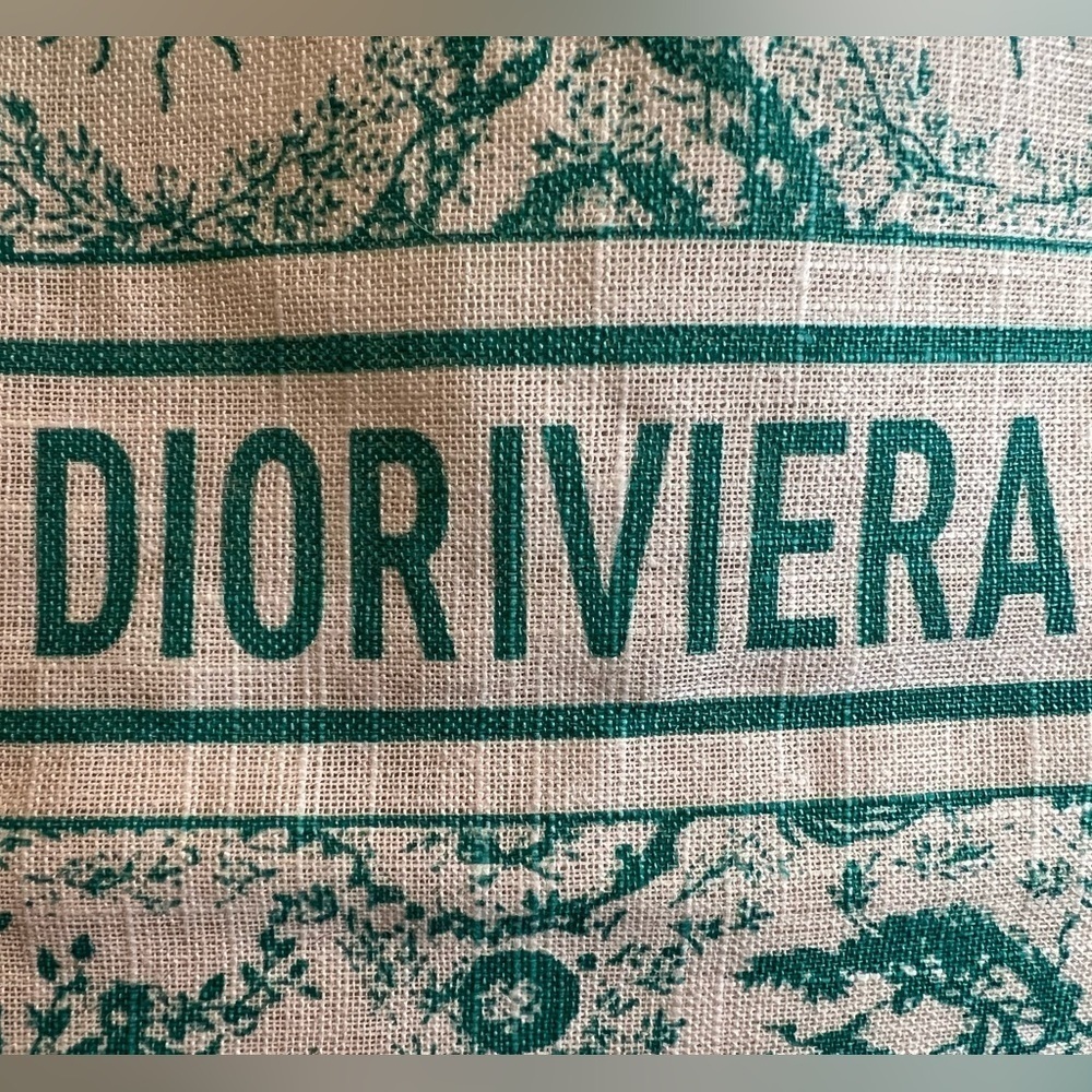 DIOR CHRISTIAN DIOR CANVAS DIORIVIERA TOILE de JOUY SOLEIL TOTE - Picture 6 of 14